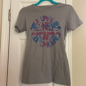 Gray The Beatles Sgt Pepper’s Lonely Hearts Club T Shirt Size S